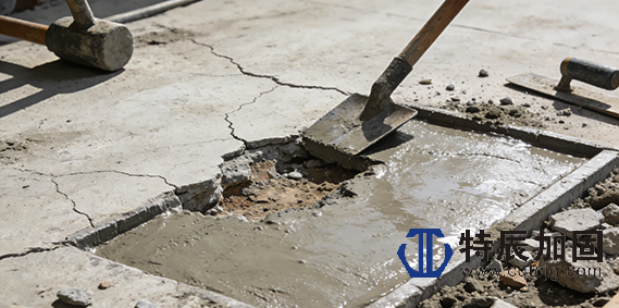 重庆特辰建筑加固工程有限公司地面起砂开裂破损修缮项目介绍 (2).png